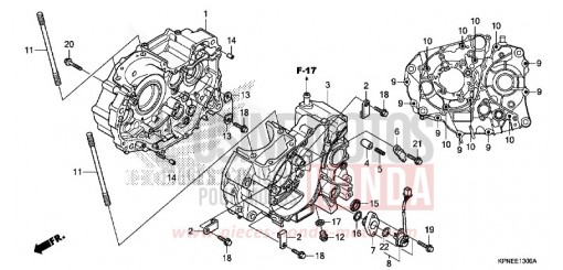 CARTER MOTEUR GLR1251WHF de 2015